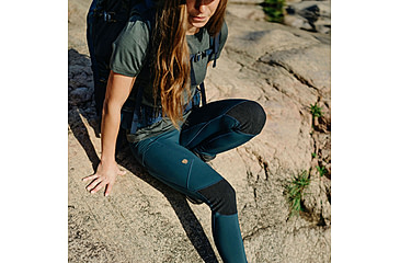 Image of Fjallraven Abisko Trekking Tights HD - Womens, Mountain Blue, 2XL, F87143-570-XXL