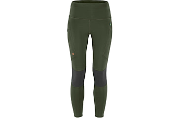 Image of Fjallraven Abisko Trekking Tights Pro - Womens, Deep Forest/Iron Grey, 2XL, F84771-662-048-XXL