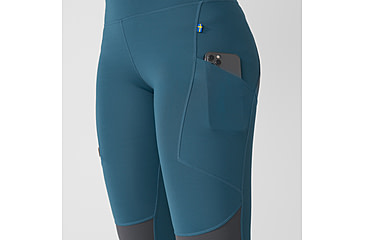 Image of Fjallraven Abisko Trekking Tights Pro - Womens, Indigo Blue-Iron Grey, 2XL, F84771-534-048-XXL