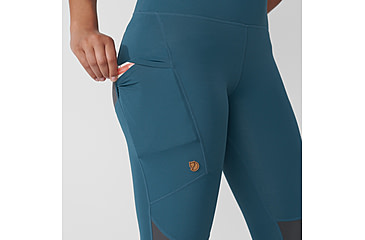 Image of Fjallraven Abisko Trekking Tights Pro - Womens, Indigo Blue-Iron Grey, 2XL, F84771-534-048-XXL