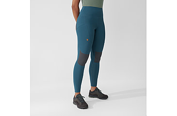 Image of Fjallraven Abisko Trekking Tights Pro - Womens, Indigo Blue-Iron Grey, 2XL, F84771-534-048-XXL
