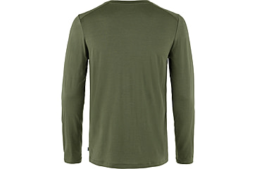 Image of Fjallraven Abisko Wool Long Sleeve - Mens, Laurel Green, Large, F87194-625-L