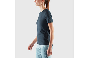 Image of Fjallraven Abisko Wool Short Sleeve - Womens, Black, Small, F84101-550-S