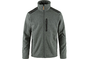 Image of Fjallraven Buck Fleece Jacket - Mens, Grey/Melange, Large, F81328-020-999-L