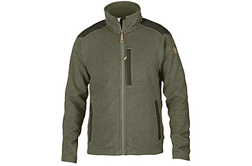 Image of Fjallraven Buck Fleece Jacket - Mens, Laurel Green/Deep Forest, Extra Large, F81328-625-662-XL