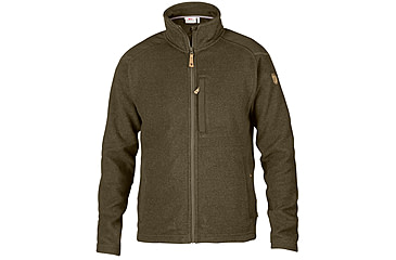 Image of Fjallraven Buck Fleece - Mens-Dark Olive-Medium
