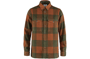 Image of Fjallraven Canada Shirt - Mens, Autumn Leaf/Laurel Green, Small,mall, F90631-215-625-S