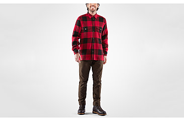 Image of Fjallraven Canada Shirt - Mens, Chestnut/Dark, Large, F90631-230-555-L