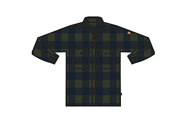 Image of Fjallraven Canada Shirt - Mens, Deep Forest/Dark Navy, Medium, F90631-662-555-M