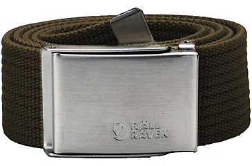 Image of Fjallraven Canvas Belt, Dark Olive, One Size, F77029-633-1 Size