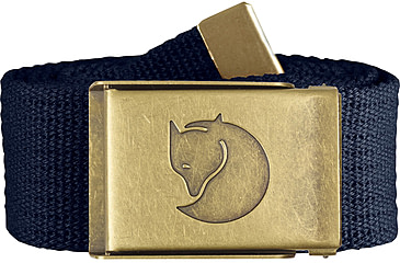 Image of Fjallraven Canvas Brass Belt 4 cm, Dark Navy, One Size, F77297-555-1 Size