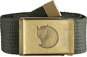 Image of Fjallraven Canvas Brass Belt 4 cm, Mountain Grey, One Size, F77297-032-1 Size