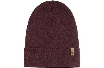 Image of Fjallraven Classic Knit Hat, Dark Garnet, F77368-356-OneSize