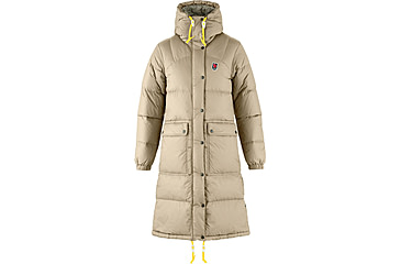 Image of Fjallraven Expedition Long Down Parka - Womens, Fossil, Medium, F86126-118FR-M