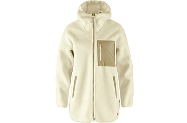 Image of Fjallraven Vardag Pile Fleece Long Hooded Jacket - Womens