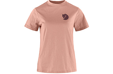 Image of Fjallraven Fox Boxy Logo Tee - Women's, Dusty Rose, Extra Small, F87153-300-XS