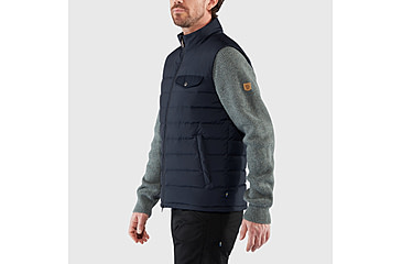 Image of Fjallraven Greenland Down Liner Vest - Mens, Dark Navy, Extra Large, F82973-555-XL