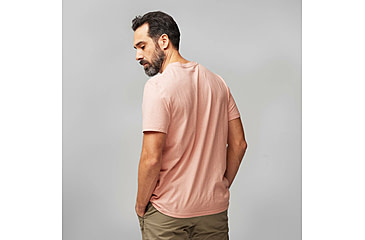 Image of Fjallraven Hemp Blend T-Shirt - Mens, Chalk Rose, Medium, F12600215-302-M