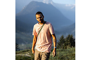 Image of Fjallraven Hemp Blend T-Shirt - Mens, Chalk Rose, Medium, F12600215-302-M