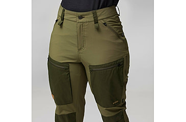 Image of Fjallraven Keb Agile Trousers - Womens, Laurel Green/Deep Forest, 38/Small, F142662-38/S