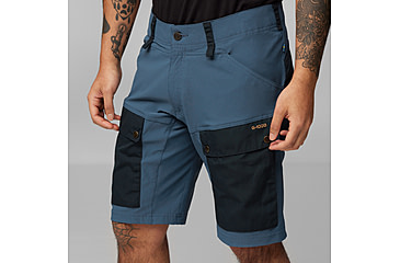 Image of Fjallraven Keb Shorts - Mens, Dark Navy/Uncle Blue, 52, F80809-555-520-52