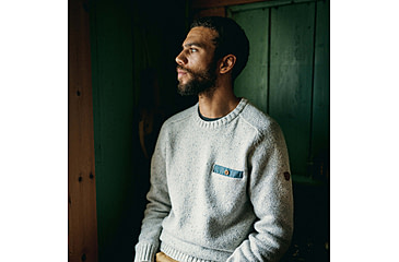 Image of Fjallraven Lada Round-neck Sweater - Mens, Chalk White, Small, F84139-113-S