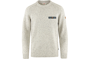 Image of Fjallraven Lada Round-neck Sweater - Mens, Chalk White, Small, F84139-113-S