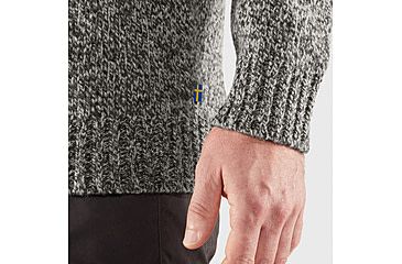 Image of Fjallraven Lada Round-neck Sweater - Mens, Grey, Extra Small, F84139-020-XS