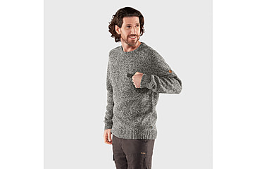 Image of Fjallraven Lada Round-neck Sweater - Mens, Grey, Extra Small, F84139-020-XS