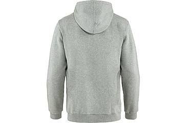 Image of Fjallraven Logo Hoodie - Mens, Grey-Melange, Large, F84144-020-999-L