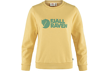 Image of Fjallraven Logo Sweater - Womens, Mais Yellow, Medium, F84143-133-M