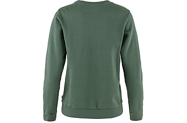 Image of Fjallraven Logo Sweater - Womens, Extra Small, Deep Patina/Misty Green, F84143-679-674-XS