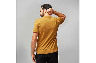 Image of Fjallraven Lush Logo T-Shirt - Mens, Acorn, Medium, F12600219-166-M