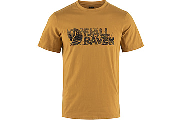 Image of Fjallraven Lush Logo T-Shirt - Mens, Acorn, Medium, F12600219-166-M