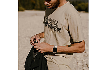 Image of Fjallraven Lush Logo T-Shirt - Mens, Fossil, 2XL, F12600219-118-XXL