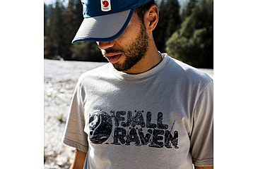 Image of Fjallraven Lush Logo T-Shirt - Mens, Fossil, 2XL, F12600219-118-XXL
