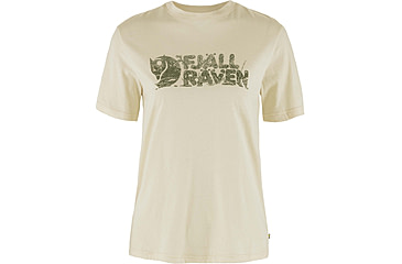Image of Fjallraven Lush Logo T-Shirt - Women's, Chalk White, Small, F14600165-113-S