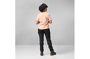 Image of Fjallraven Lush Logo T-Shirt - Womens, Chalk Rose, Extra Large, F14600165-302-XL