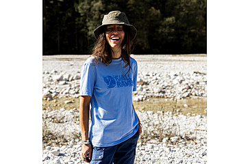 Image of Fjallraven Lush Logo T-Shirt - Womens, Ultramarine, 2XS, F14600165-537-XXS