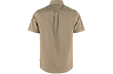 Image of Fjallraven Ovik Air Stretch Short Sleeve Shirt - Mens, Suede Brown, Small, F12600213-244-S