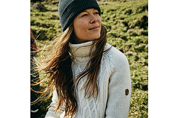 Image of Fjallraven Ovik Cable Knit Roller Neck - Womens, Chalk White, Large, F84793-113-L