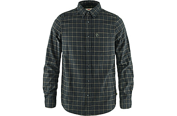 Image of Fjallraven Ovik Flannel Shirt - Mens, Dark Grey, Extra Small, F82979-030-XS