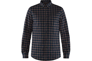 Image of Fjallraven Ovik Flannel Shirt - Mens, Dark Navy, 2XL, F82979-555-XXL