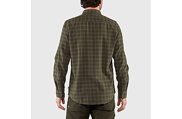 Image of Fjallraven Ovik Flannel Shirt - Mens, Laurel Green/Indigo Blue, 2XL, F82979-625-534-XXL