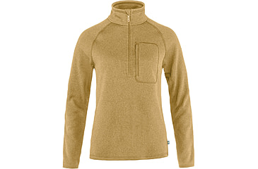 Image of Fjallraven Ovik Fleece Half Zip - Womens, Dune Beige, Medium, F87155-196-M