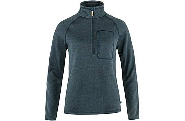 Image of Fjallraven Ovik Fleece Half Zip - Womens, Navy, Large, F87155-560-L