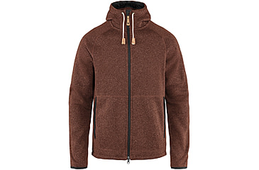 Image of Fjallraven Ovik Fleece Hoodie - Mens, Autumn Leaf, Large, F82252-215-L