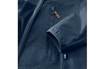 Image of Fjallraven Ovik Fleece Hoodie - Mens, Navy, Small, F82252-560-S