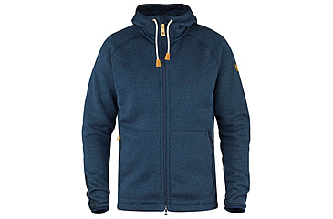 Image of Fjallraven Ovik Fleece Hoodie - Mens, Navy, Small, F82252-560-S
