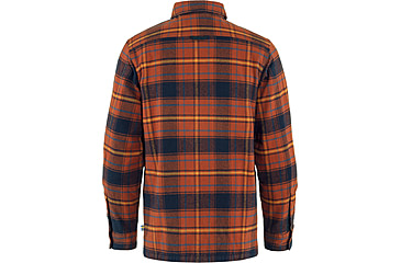 Image of Fjallraven Ovik Lite Padded Shirt - Mens, Autumn Leaf-Dark Navy, Medium, F87069-215-555-M
